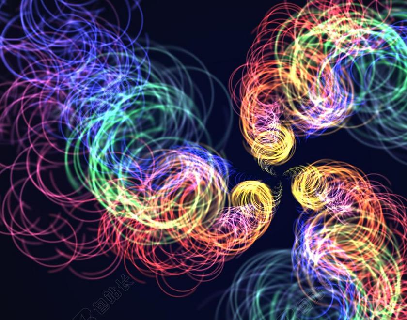 图形 抽象 线程 风车 五颜六色的彩带 丰富多彩 颜色 数字