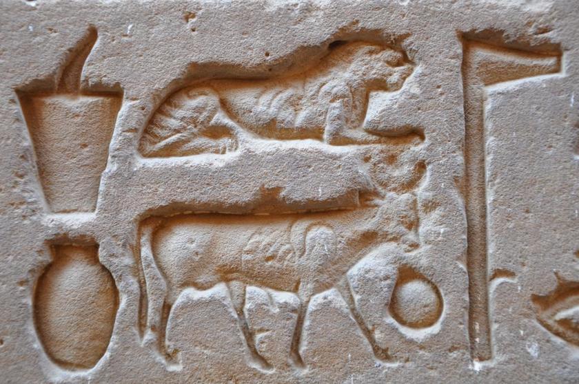 摄影唯美埃及壁画背景图片