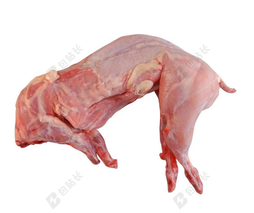 兔 整个 原 烹饪 食品 肉 生 整兔