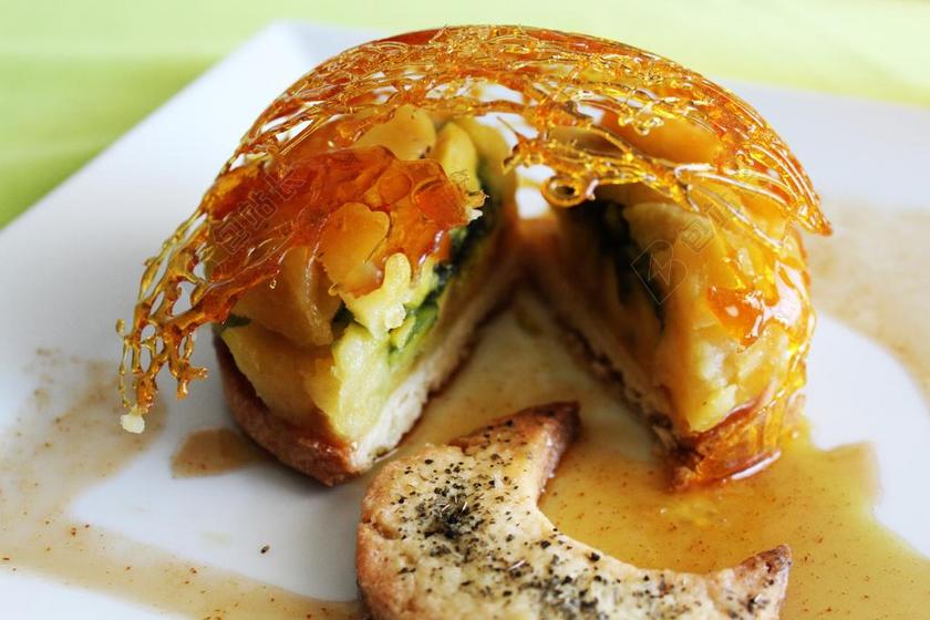 食物诱人的蛋糕背景图片