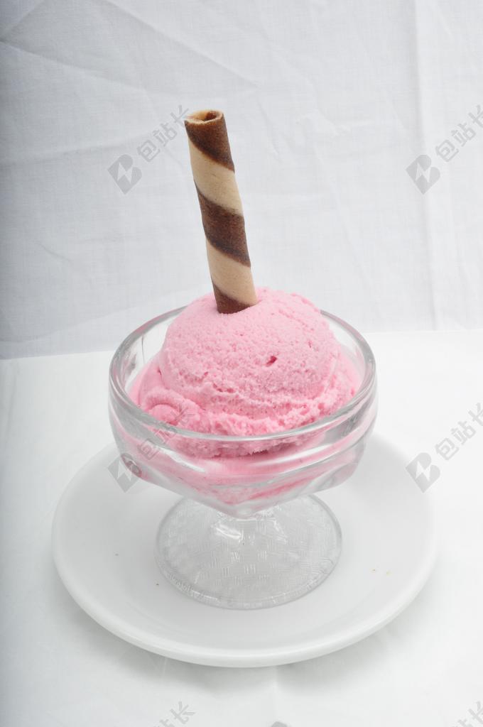 餐饮唯美冰淇淋蛋筒宣传背景图片