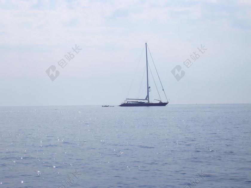 旅游清新海上航行背景图片