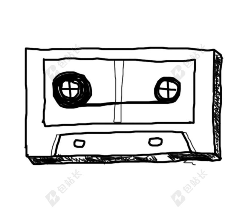 盒式 涂鸦 乱涂 漆 绘图 乐队 录制 胡来