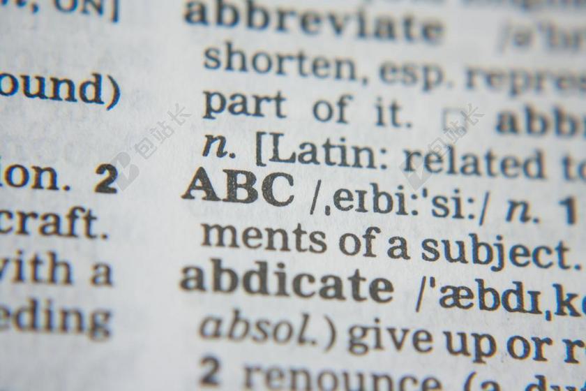 摄影简约黑色字典背景图片