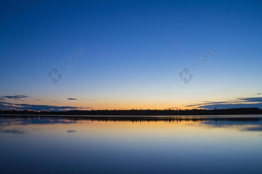 摄影唯美莱比锡晚霞背景图片