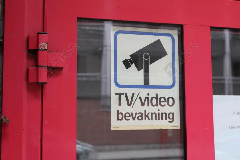 广告清新摄像头监控背景图片