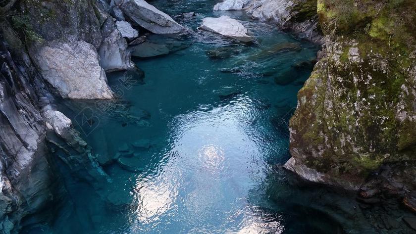 新西兰 水 蓝色 自然 景区 湖 壮观 反思 清除 纯