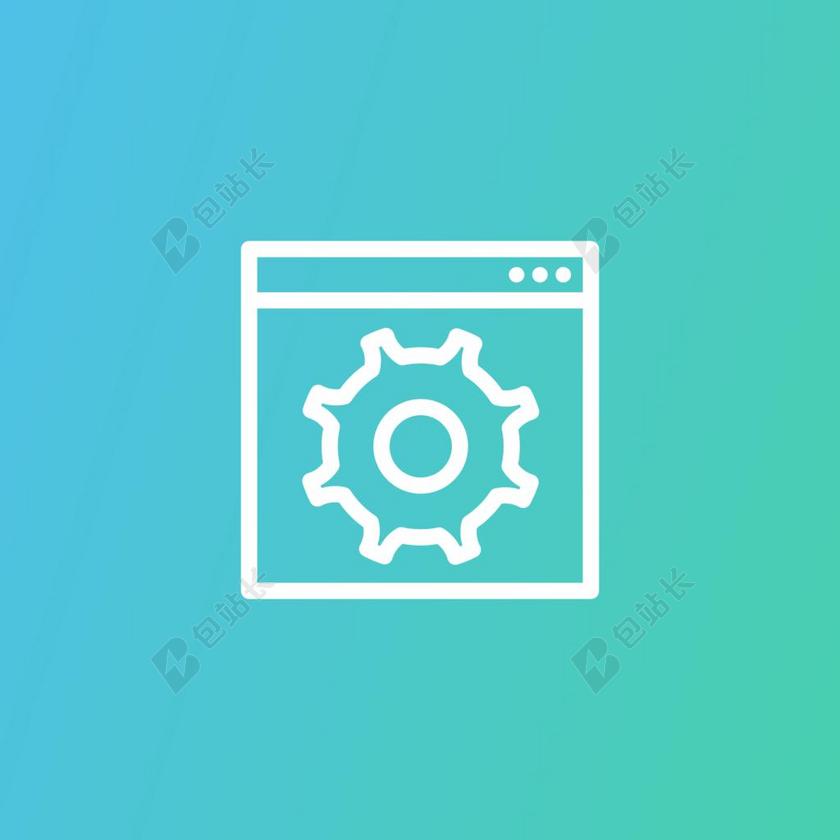 齿轮 发动机 配置 图标 向量 首选项 设置 用户 形状