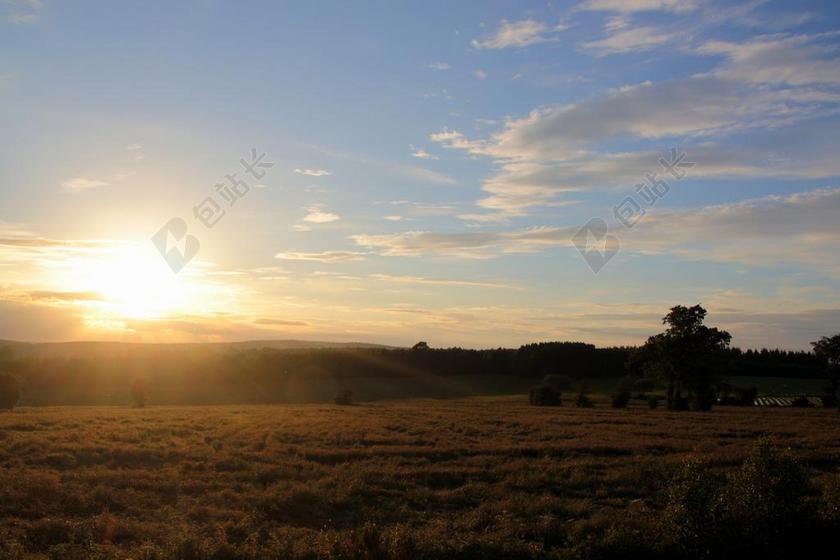 日落 太阳 阳光 ABENDSTIMMUNG 傍晚的天空