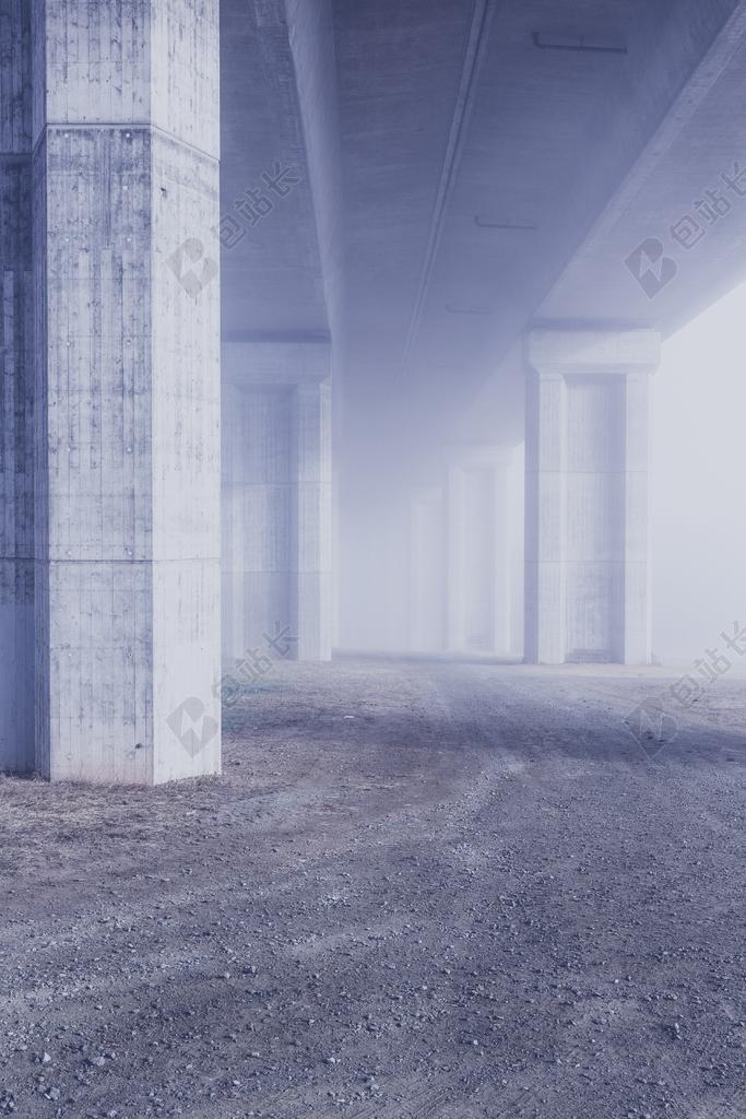 桥 混凝土 支柱 架构 结构 建设 道路 过渡 混凝土桥