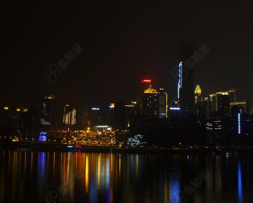 夜景 中国 城市 重庆
