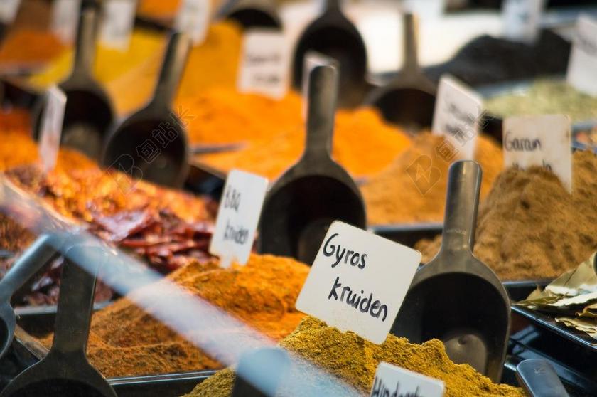 香料 口味 中东 姜黄 藏红花 灰尘 厨师 香气 磨碎的咖啡