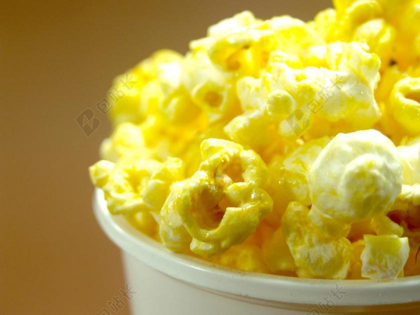 爆米花 玉米 流行 盒 斗 电影院 袋 背景 快餐 纸板