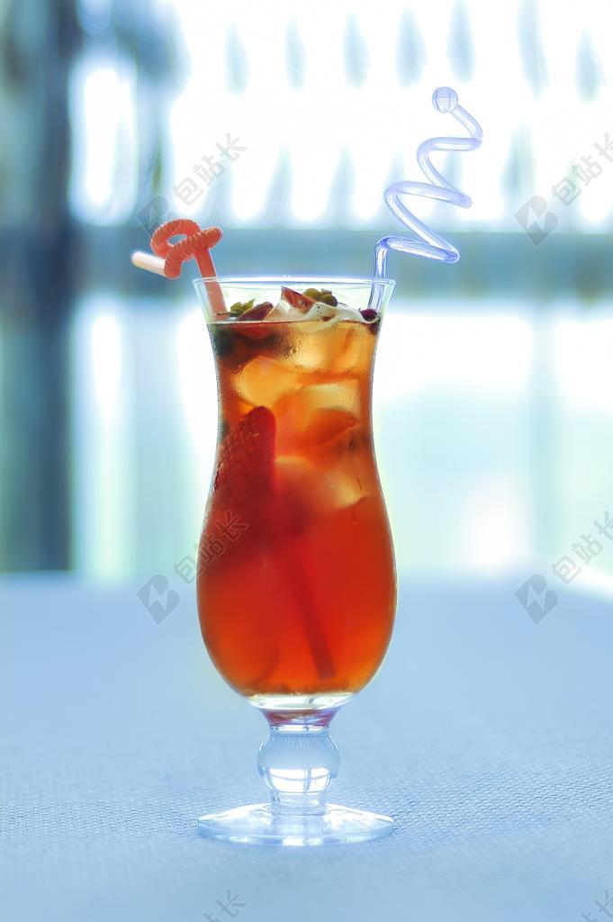 餐饮清新柠檬汁背景图片