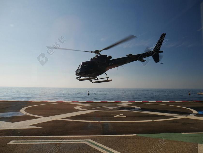 直升机 着陆 直升机停机坪 出发 脱掉 灯芯 转子