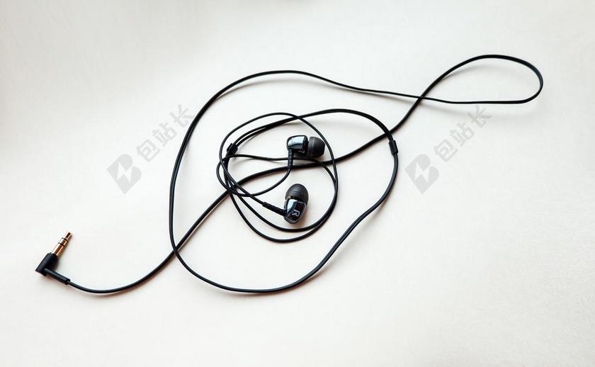 科技耳机线背景图片