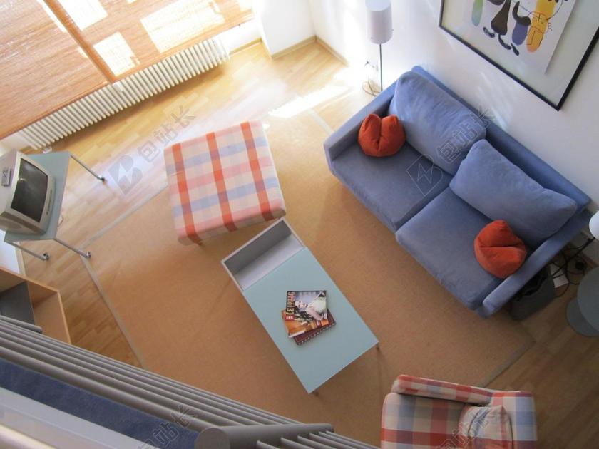 现代城市室内装潢客厅设计背景图片