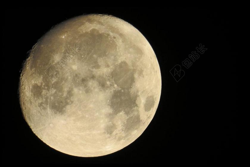 自然巨大的圆形月亮背景图片