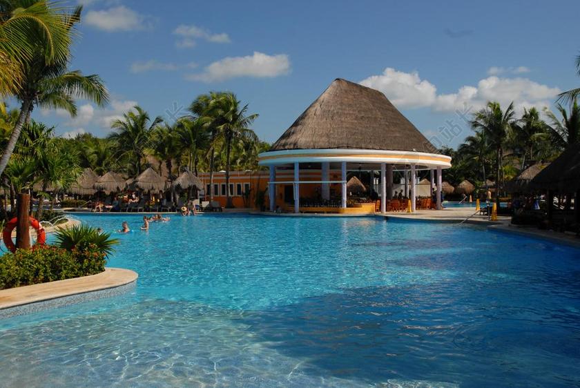 坎昆 池 泳池酒吧 公摊面积