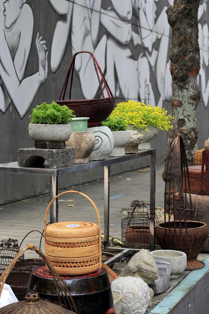 街道 插花 街景