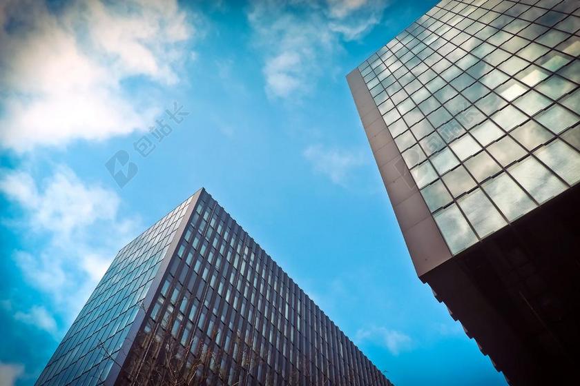 架构 现代 建设 首页 摩天楼 正面 窗口 门面房 天空