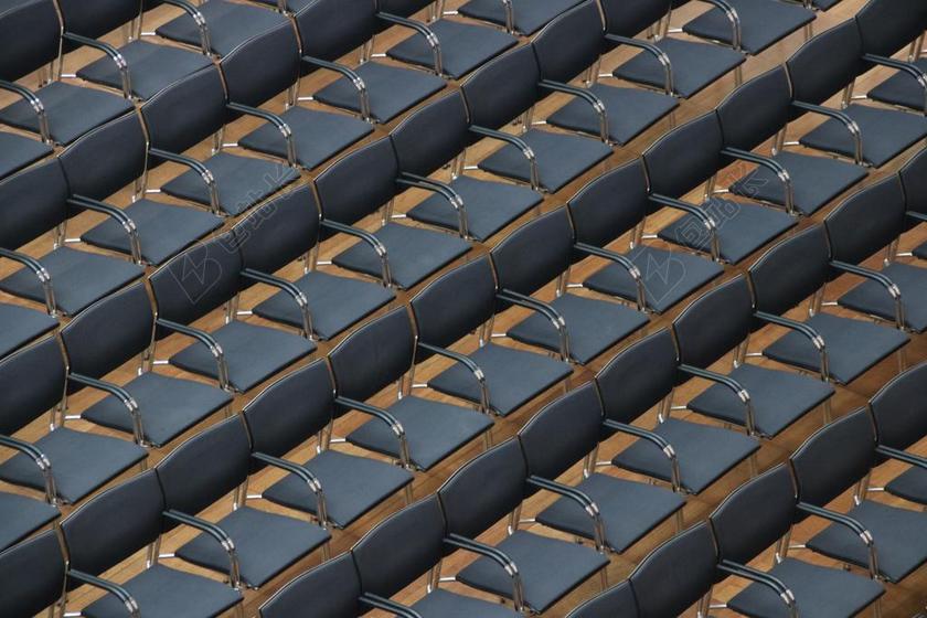 建筑简约柏林会议礼堂椅子背景图片