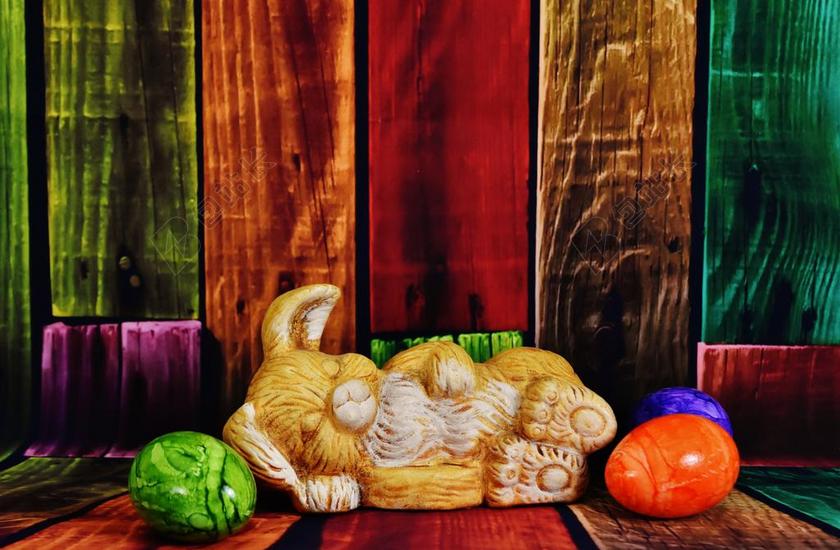 复活节兔子 复活节彩蛋 复活节 丰富多彩的蛋 野兔 春天 颜色