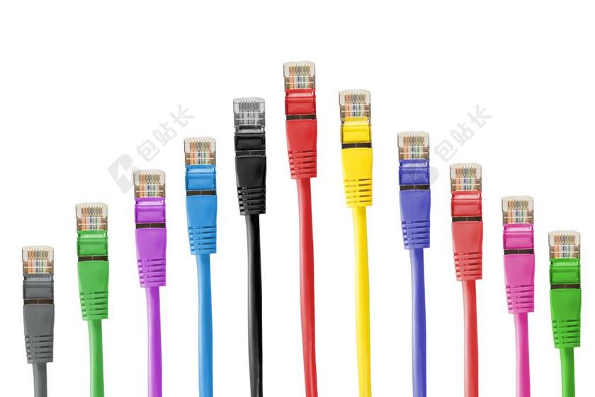 彩色插图网络接头背景图片