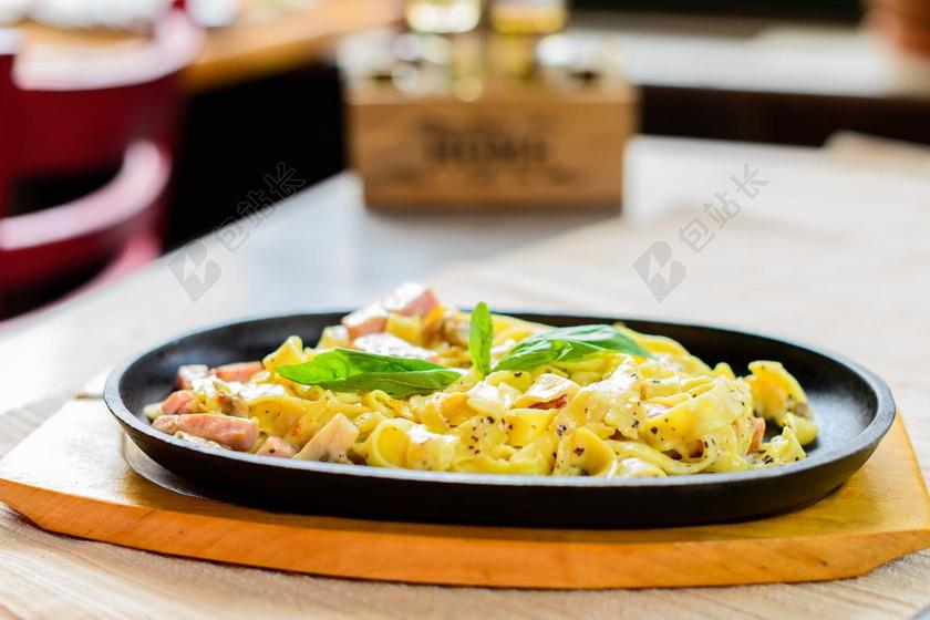 食物餐饮面食餐厅背景图片