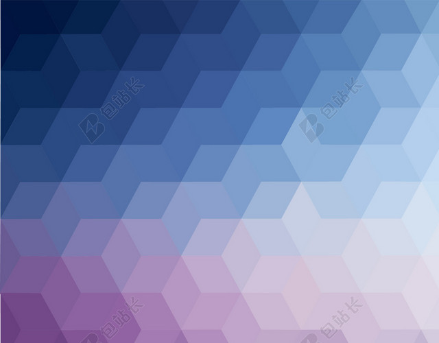 彩色多边形几何扁平化背景素材JPG