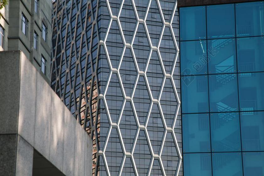 现代城市建筑商务城市摩天大楼背景图片