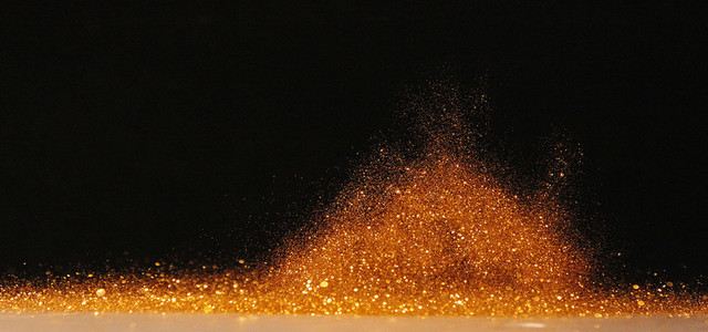金色沙粒金粉背景BANNER
