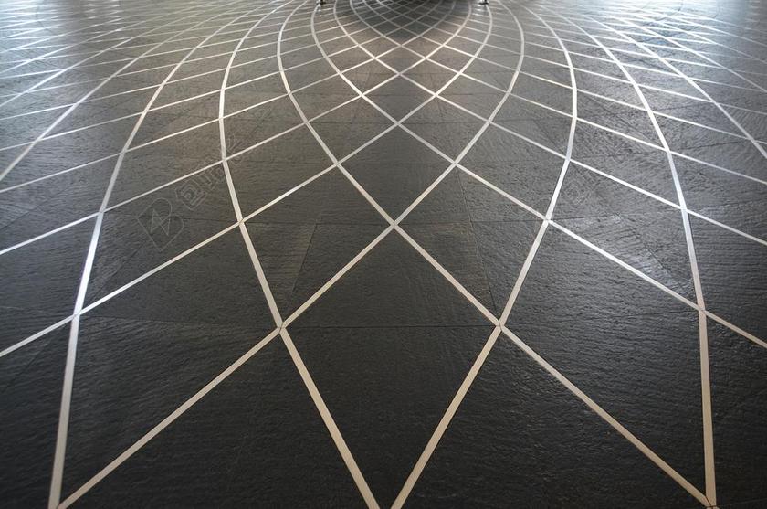 美丽的黑色大理石路面背景图片