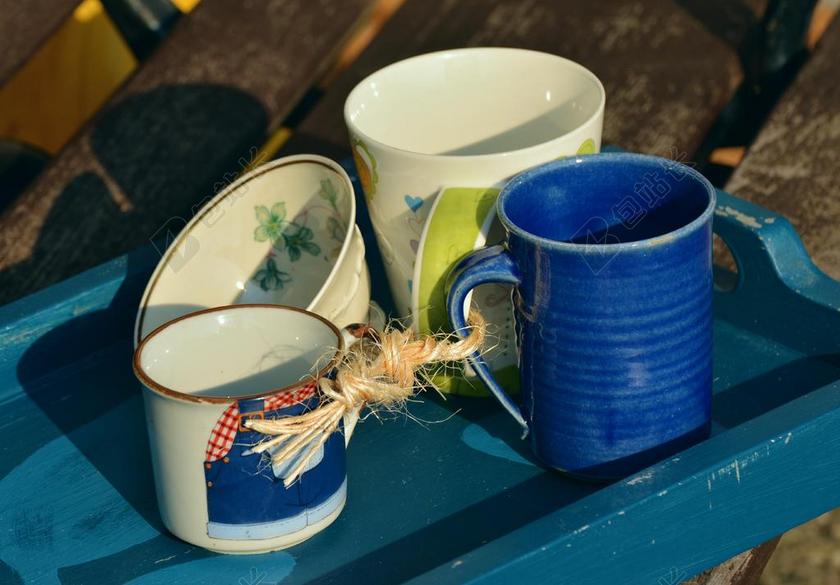 瓷器家居生活用品背景图片