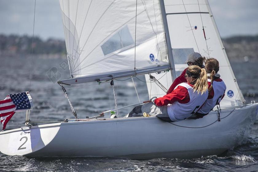 帆船体育竞技运动比赛背景图片