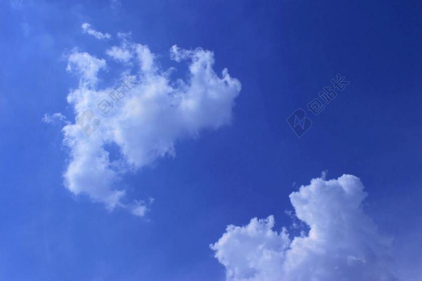 蓝天上的白云背景图片
