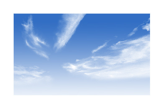 蓝天白云设计元素PSD素材