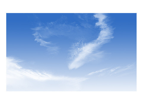 蓝天白云设计元素PSD素材