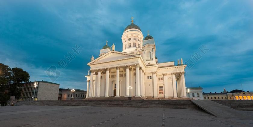 大教堂 教堂 崇拜 宗教 赫尔辛基