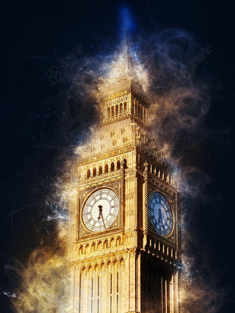 大笨钟 威斯敏斯特宫 伦敦 英格兰 英国 议会 里程碑