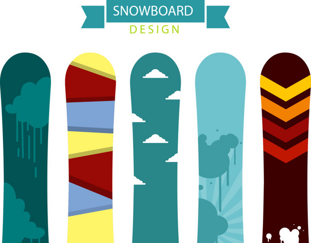 五款滑雪板设计