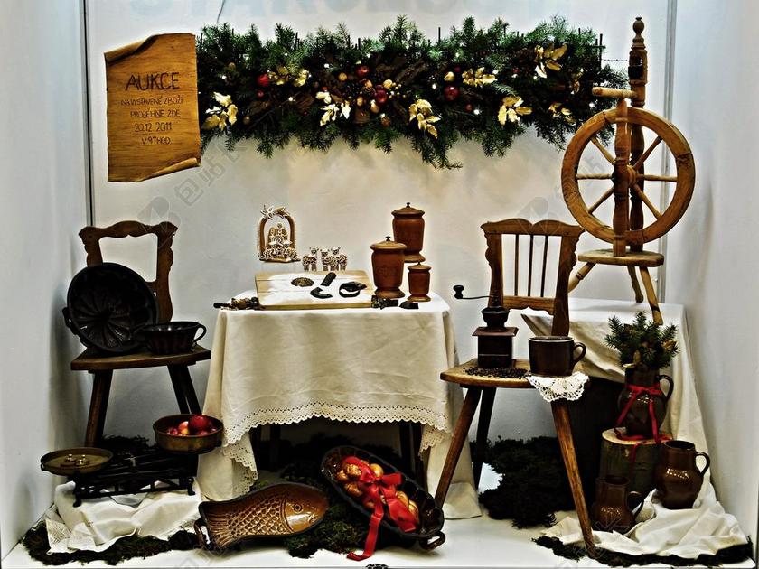 橱窗 安排 圣诞 捷克语