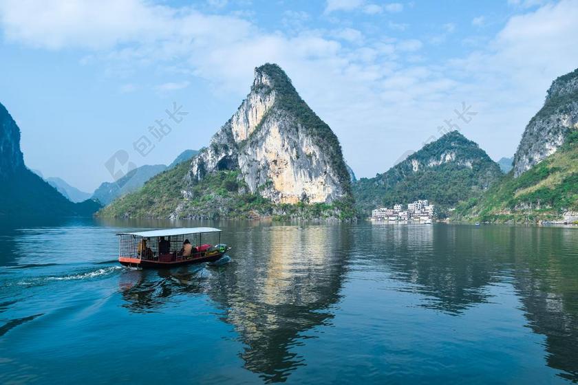 上林 大龙湖 山水 喀斯特