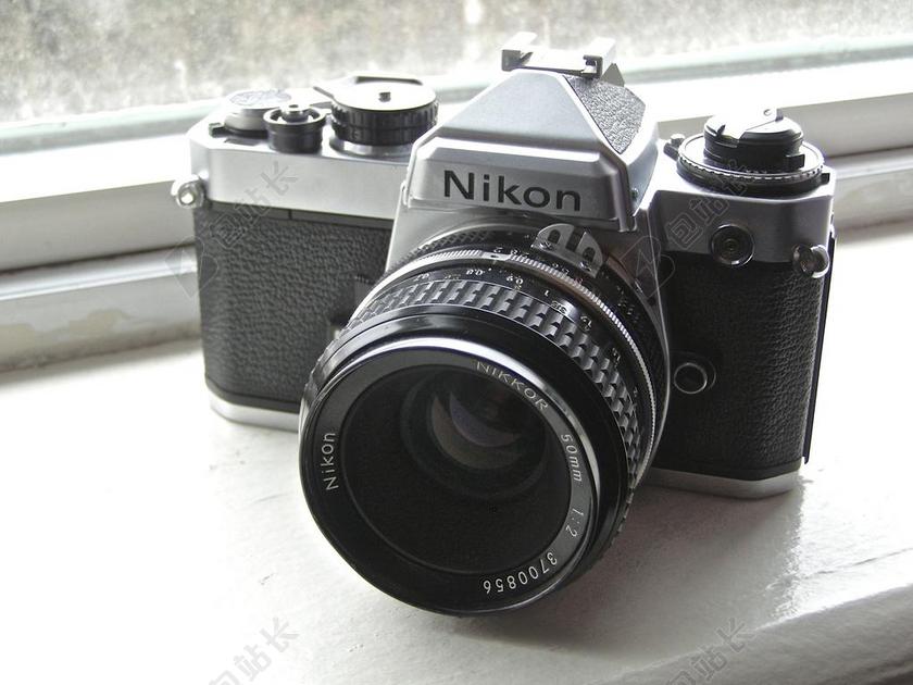 黑色照相相机现代摄像背景图片