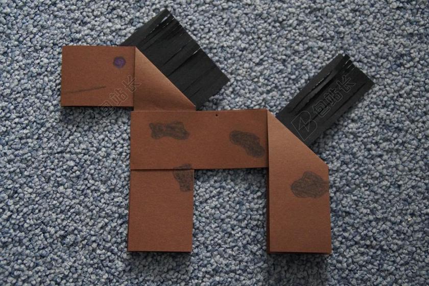 摄影时尚折纸木马背景图片