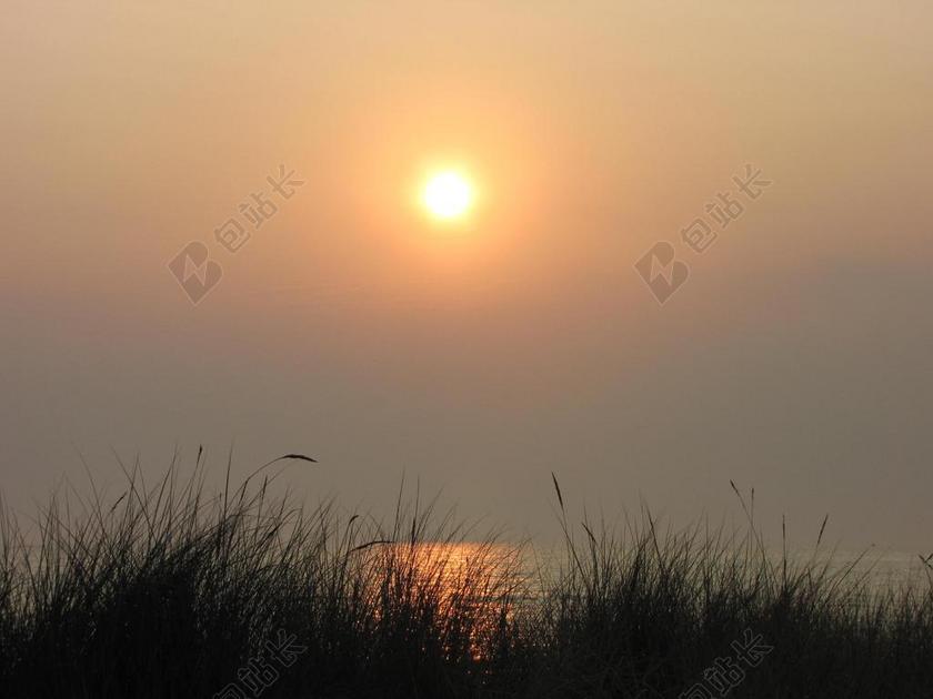 MORGENSTIMMUNG 太阳 黄色 橙 早上好 波