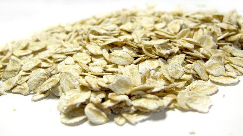 餐饮美食健康营养的燕麦背景图片