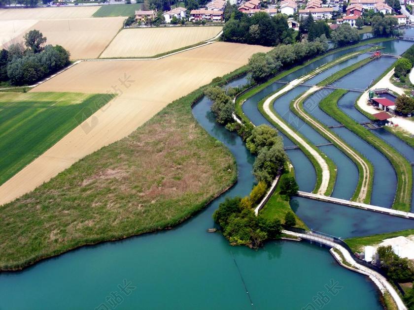 旅游自然山村美景背景图片