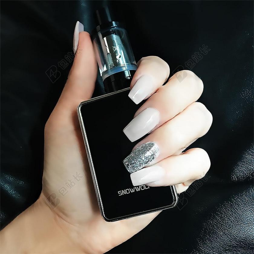 手 闪光 指甲 指甲油 波兰语 蒸气 蒸发器 VAPING