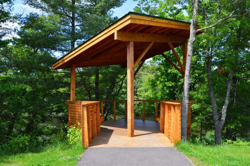 亭 自然 雪松 审判 休息 户外